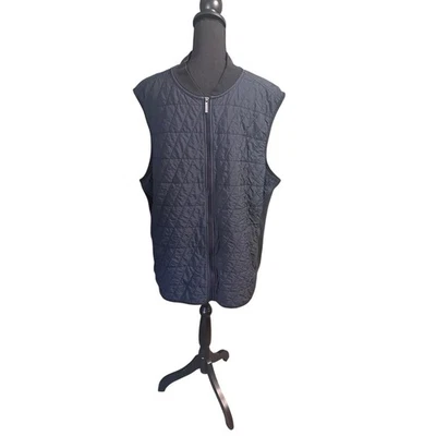 Perry Ellis Lightweight Quilted Vest – Full-Zip with Pockets, Men’s 2XLT - Image 1 of 4