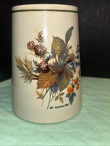 WF Sachsen 1989 Becher Topf Steingut Henkel Stein Cup GUC - Bild 1 von 12