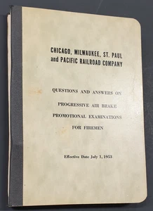 Chicago, Milwaukee, St. Paul and Pacific RR, Q & A - FRENOS DE AIRE para bomberos 1953 - Imagen 1 de 5