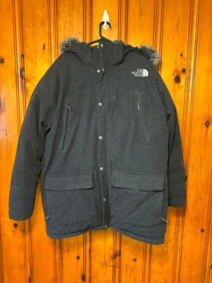 The North Face McMurdo XL Men's Over Coat Down Parka Winter Jacket Gray  550  - Image 1 of 4