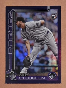 Jack O'loughlin 2025 Topps Update Purple Foil 229/250 Rookie RC Card #US215 - Picture 1 of 2