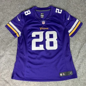 Minnesota Vikings Jersey Womens Large NFL Football Peterson 28 Nike On Field - Picture 1 of 10