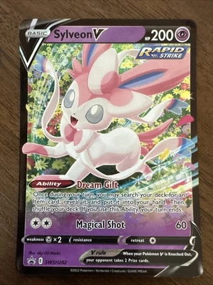 Pokemon Sylveon V SWSH202 SWSH: Sword & Shield Promo Card Holo - Image 1 of 2