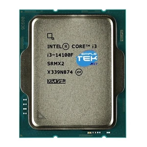 Intel i3-14100F CPU Processor Desktop LGA 1700 SRMX2 Without Gpu Integrated PC/ - Picture 1 of 6