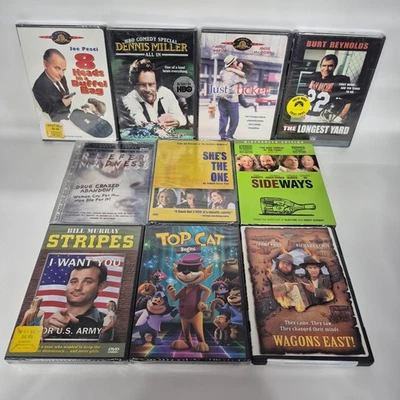Lot of 10 New Sealed Comedy DVDs Funny Movies Joe Pesci Bill Murray John Candy Foto 1 de 4