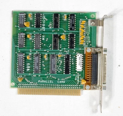 Vintage IBM 1501987 XM parallel port adapter 8 bit ISA ISA628 - Image 1 of 3
