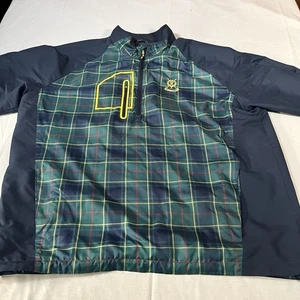Sunice Jacket 2XL Windbreaker Golf St Andrews Links Tartan Plaid Short Sleeve - Picture 1 of 13