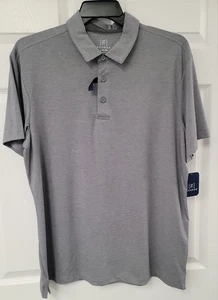 George Men’s Knit Polo Shirt with Short Sleeves size M, L, 2XL & 3XL - GREY - Picture 1 of 6