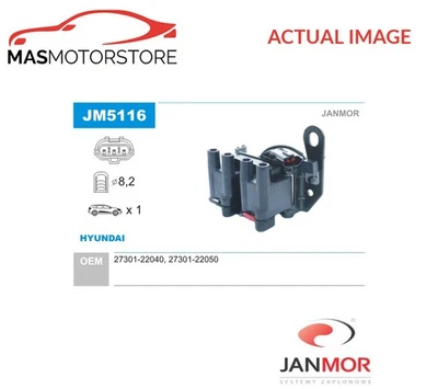 ENGINE IGNITION COIL JANMOR JM5116 P FOR HYUNDAI ACCENT I,ACCENT,LANTRA II - Image 1 of 4