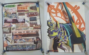 Vintage IGT International Graffiti Times 1991 CENTERFOLD PAGE & DYTCH66 Poster - Picture 1 of 22