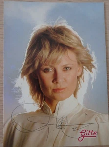 Autogramm deutsche Sängerin und Schauspielerin Gitte Haenning 1981 (124230) - Picture 1 of 3