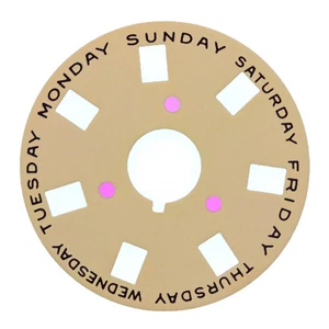 DAY DISC FOR 36MM ROLEX  PRESIDENT DAYDATE # 1801-1802-1803-1810, 1811 CHAMPAGNE - Picture 1 of 2