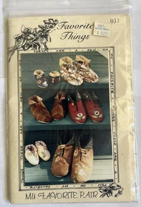 Favorite Things “My Favorite Pair” #037 Slipper Pattern - Picture 1 of 5