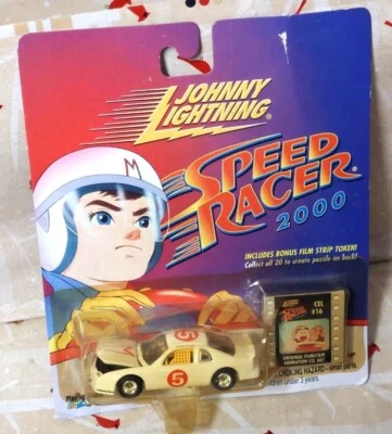 Johnny Lightning Speed Racer 2000 Mach 5 Stock Car Bonus Film Strip #16 New - Image 1 of 4