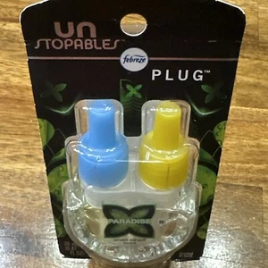 Febreze Unstopables Paradise Oil Plugin Refills Summer Hawaiian Tropical - Picture 1 of 5