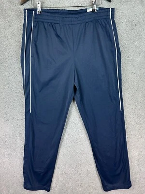 Pantalones deportivos Tek Gear ultrasuaves de vellón para hombre grandes relajados rugby azules nuevos Foto 1 de 4