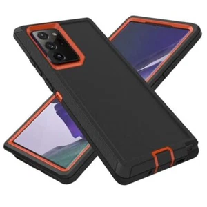 for Samsung Galaxy Note 20 Ultra Case, Note 20 Ultra (6.9 inch) Orange/Black - Picture 1 of 8