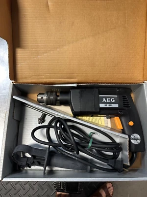 VINTAGE AEG BE13RL DRILL 1/2” BRAND NEW OLD STOCK NOS MADE W GERMANY RARE - Image 1 of 4