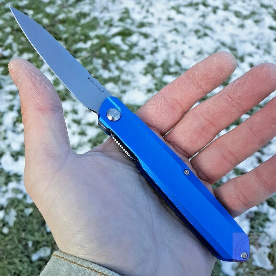 Нож складной Real Steel G5 Metamorph 3,5 дюйма 14C28N стальное лезвие алюминиевая ручка - Изображение 1 из 4