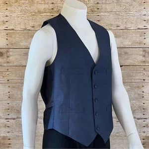 Kenneth Cole Large Mens Suit Vest Gray - Picture 1 of 9
