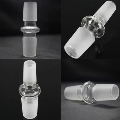 18mm /14mm Female Male Glass Adapter Connector Expander Reducer Clear Lab Tool - Image 1 of 2