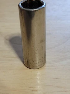 USED CRAFTSMAN 1/4" DRIVE 6 POINT 13MM DEEP SOCKET 44411 GOOD CONDITION! - Bild 1 von 5