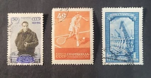Russia-USSR,1954-56, Variety perf.Mi1695C(12,5:12), 1855C(12,5), 1893C(12:12,5) - Picture 1 of 2