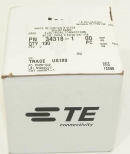 100X TE Konnektivität Tyco Amp 34318-1 SOLISTRAND Spleißstecker 8 AWG - Bild 1 von 2