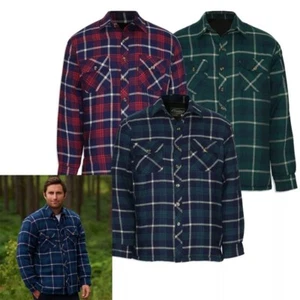 Men's Champion Totnes Lumberjack Padded Quilted Tartan Check Winter Shirt - Picture 1 of 12