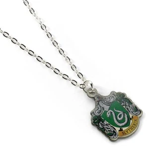 Official Harry Potter Slytherin Crest Necklace WNX0023 - Picture 1 of 2