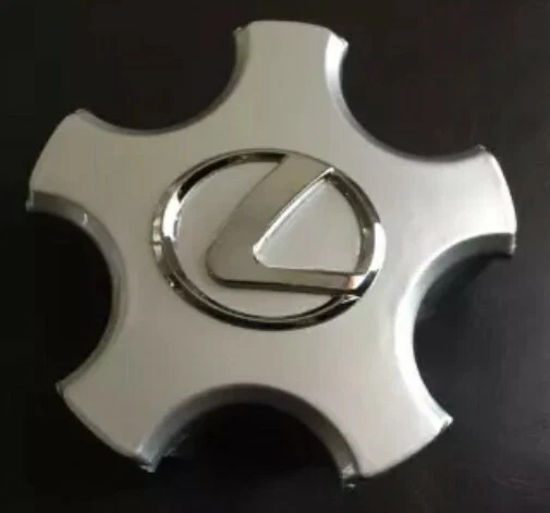 2001 2002 2003 LEXUS LS 430 17” ALLOY SILVER STAR CENTER CAP WITH CHROME EMBLEM, - Image 1 of 1