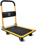Push Cart Dolly Moving Platform Hand Truck, Foldable For Easy Storage 330/660Lbs