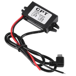 3A 15W Voltage Converter DC12V to DC5V Step-down Micro USB Voltage Regulator - Picture 1 of 12