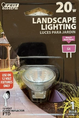 FEIR ELECTRIC Feit Electric 20-Watt 12-Volt Old Style G4 Landscape Bulb - FTD
