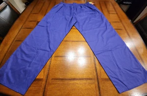 SPECTRUM ALWAYS BRIGHT~PURPLE  SCRUB PANTS UNISEX 3XL ELASTIC WAIST STYLE 300C - Picture 1 of 10