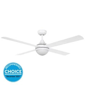 Stradbroke 52" DC Eglo Ceiling Fan with E27 Light in White - Picture 1 of 1