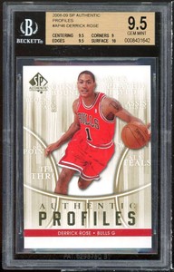 Derrick Rose Rookie 2008-09 SP Authentic Profiles #AP-46 BGS 9.5 (9.5 9 9.5 10)