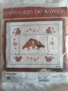 Tapisserie De Bayeux Couple d'oiseaux crewel kit Princesse - Picture 1 of 3
