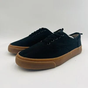Tenis para niños Old Navy Black Jack de lona con cordones suela negra tostada talla 5 - Imagen 1 de 13