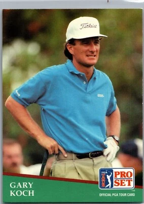 1991 Pro Set PGA Tour - #267 Gary Koch PC, RC - Image 1 of 2