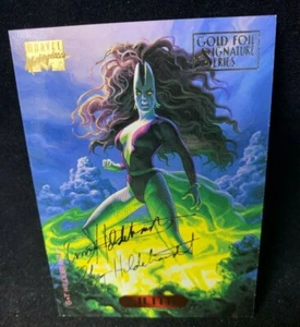 1994 Marvel Masterpieces Gold Foil Signature Serie - Lilith #67 - Fleer - Bild 1 von 3