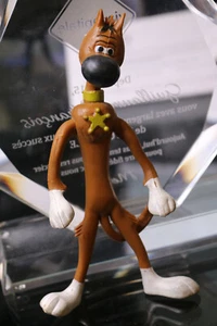 Lucky luke flexible figurine bendable ceji-beaver loose toy rare Vintage - Picture 1 of 7