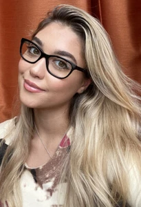 BURBERRY B 2232 3001 Rx-able Black 53mm Cat Eye Women's Eyeglasses Frame Italy - Picture 1 of 15