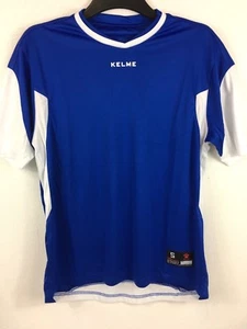 KELME Performance Mens T Shirt Gym Running Training MEDIUM Royal White S152-7 - Picture 1 of 2