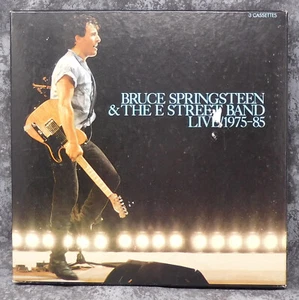 BRUCE SPRINGSTEEN & The E STREET BAND LIVE/ 1975-85 Three Cassette Set w/ Book - Picture 1 of 4