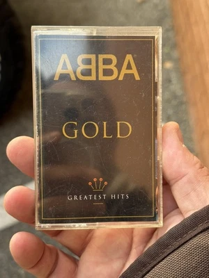 ABBA GOLD GREATEST HITS GOLD ORIGINAL USED CASSETTE 1992 PRESSING 3145170074 Foto 1 de 2