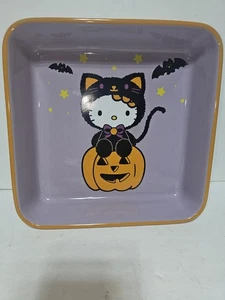 Hello Kitty Halloween Cooking Ceramic Dish 8X8 Baking Dish Spooky Cute - Picture 1 of 9