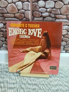 FERRANTE & TEICHER - EXOTIC LOVE THEMES - EX SHRINK '63 LP UA MONO CheeseCake CV - Picture 1 of 5
