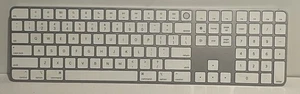 Apple A2520 Magic Keyboard w/ Touch ID and Numeric Keypad MK2C3LL/A Bluetooth - Picture 1 of 4