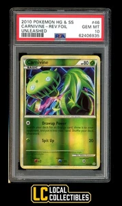 Carnivine 46/95 Reverse Holo 2010 HS Unleashed PSA 10 GEM MINT POP 1 - Picture 1 of 4